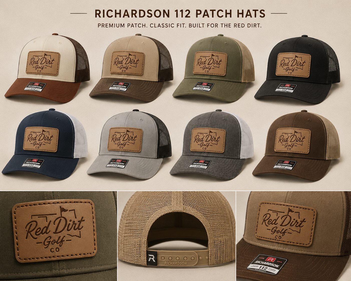 Richardson 112 Trucker Hat – Red Dirt Golf Co