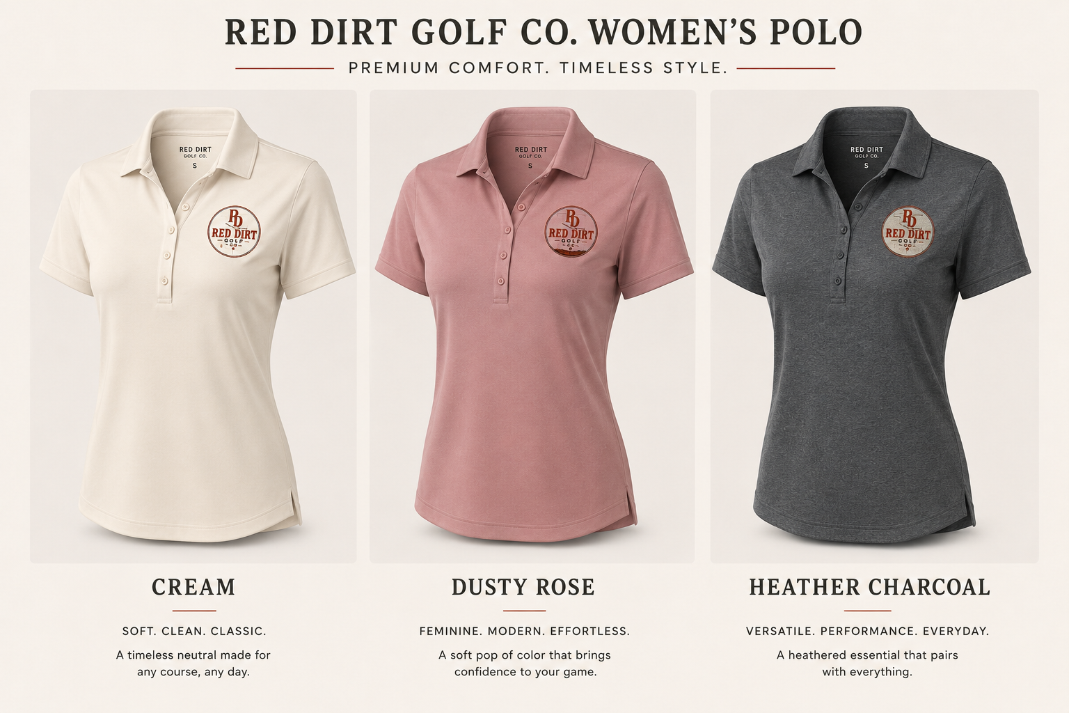 Women's Polo – Red Dirt Golf Co